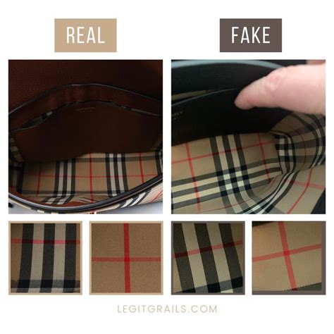 fake burberry vintage bag|how to spot a Burberry bag.